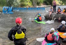 Colorado Whitewater Golden Rodeo Down River race start