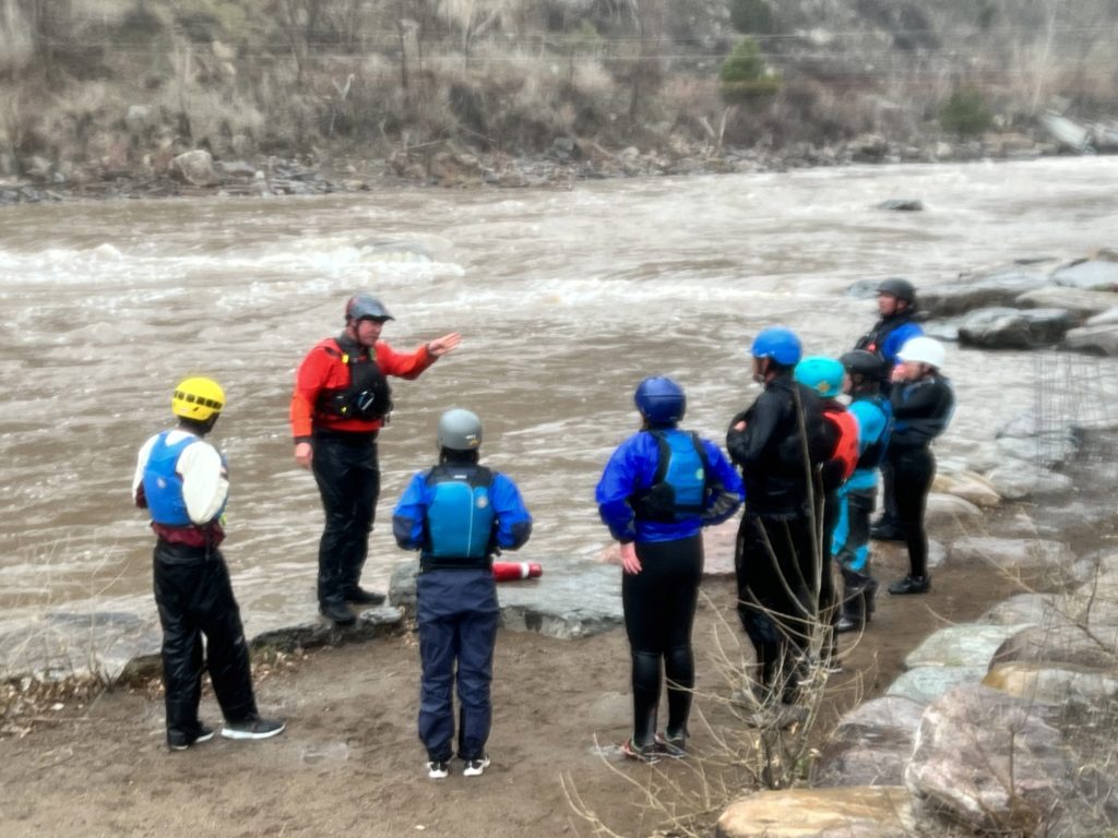 Fort Lewis College Swiftwater Rescue class